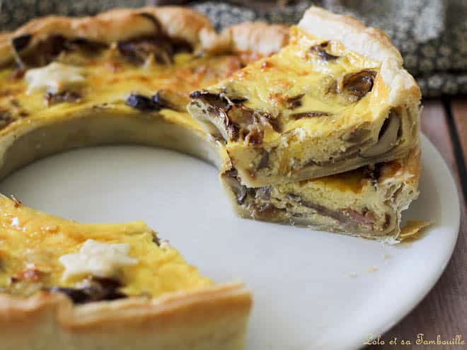 Quiche champignons