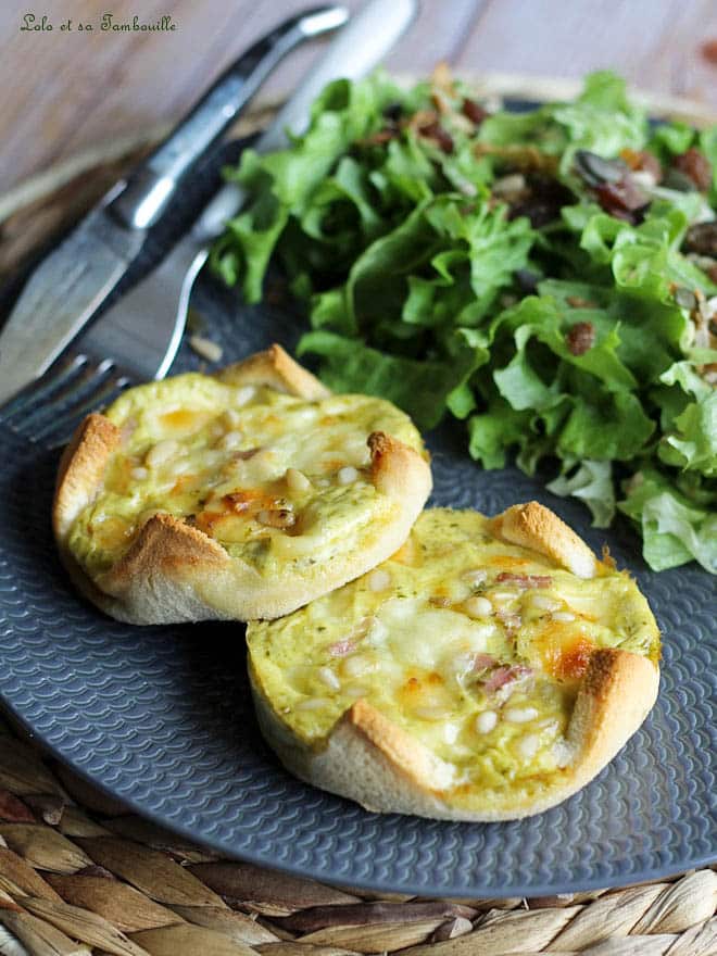 Quiches express {tomme & jambon}