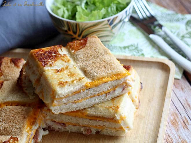 croque géant,croque geant demarle,croque geant au four,croque monsieur géant au four,croque monsieur géant béchamel,croque geant moule tablette