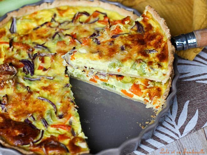 tarte légère aux légumes,Tarte légère légumes,tarte legere legumes