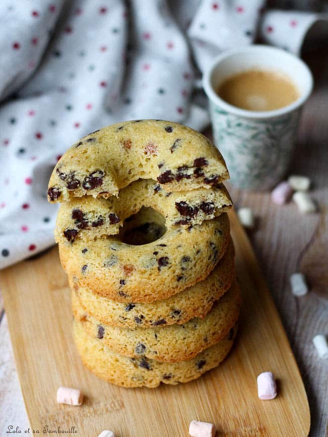 recette de cookies dans moule donuts
