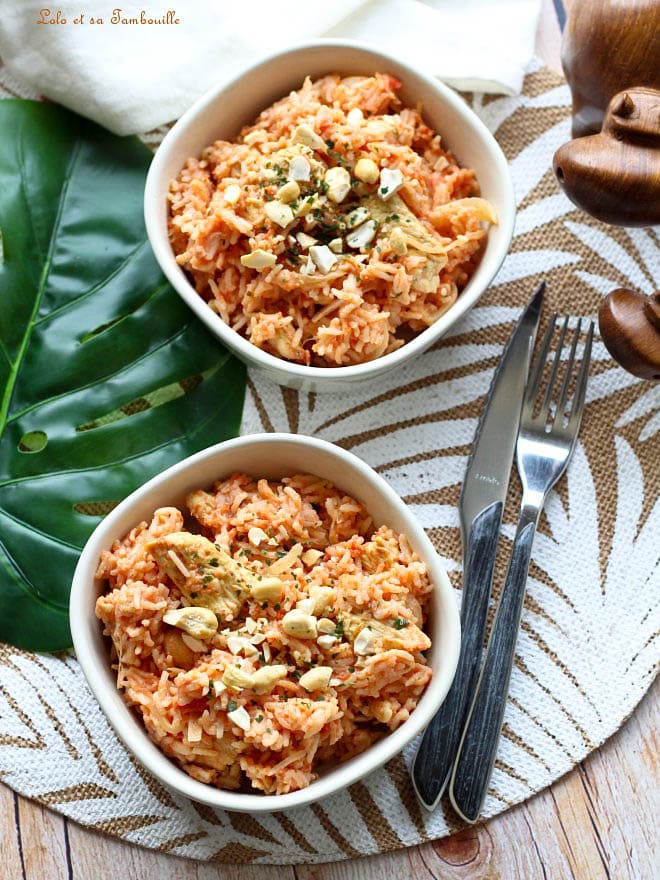 riz à l'indienne curcuma, recette de plat complet