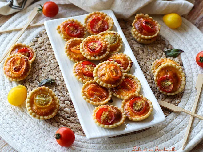 Mini tartelette à la tomate pour l'apéritif - Nath' Chocolat