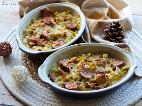 Gratin De Crozets Aux Poireaux Comté Et Chorizo Gratin de crozets aux poireaux, chorizo & comté • Lolo et sa tambouille