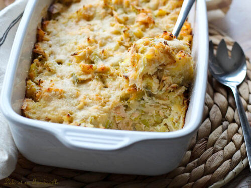 Parmentier de saumon aux poireaux • Lolo et sa tambouille