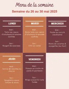 Menu de la semaine du 26 au 30 mai 2025,menu semaine famille,menu semaine famille pas cher,menu semaine famille 4 personnes,menu semaine famille mai,menu semaine mai,repas semaine mai,repas maison semaine,idee menu semaine mai,menu de la semaine idée,menu de la semaine idee repas,menu de la semaine exemple,idée menu de la semaine équilibré,idée menu de la semaine simple et pas cher,idée de menu de la semaine simple,idée menu de la semaine famille