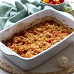 Crumble tomates cerises,Crumble tomates cerises parmesan,crumble tomate cerise parmesan basilic,recette crumble salé parmesan,recette crumble salé été,recette crumble salé healthy,recette crumble salé tomate,Plat de saison tomates cerises,Crumble tomates cerises rôties au four,Plat complet crumble de légumes,Recette pour écouler les tomates du potager,Comment faire un crumble salé maison,comment faire un crumble maison,crumble de tomates cerises au parmesan