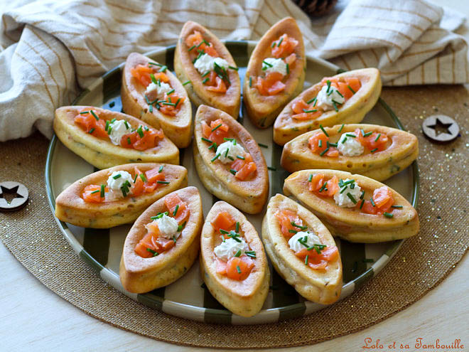 Moelleux chèvre frais truite fumée,Moelleux chèvre truite fumée,Recette chèvre frais et truite fumée,Moelleux salé apéritif,Mise en bouche truite fumée,amuse bouche truite fumée,Moelleux chèvre frais et truite fumée,Moule 12 barquettes amande Guy Demarle,Idée repas léger ou entrée de fêtes,Recette entrée légère et rapide,idee entree legere et rapide,Moelleux salé individuel