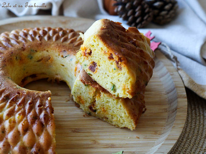 cake au butternut chorizo,cake butternut chorizo,Cake salé butternut chorizo,recette cake salé butternut chorizo,recette cake butternut chorizo,Cake salé d'Automne / Hiver,Cake salé ultra-moelleux Butternut,Repas cake salé facile,Cake salé apéro dinatoire,cake salé pour apéritif dinatoire,Recette moule Orphée Guy Demarle,Cake Butternut Chorizo Comté