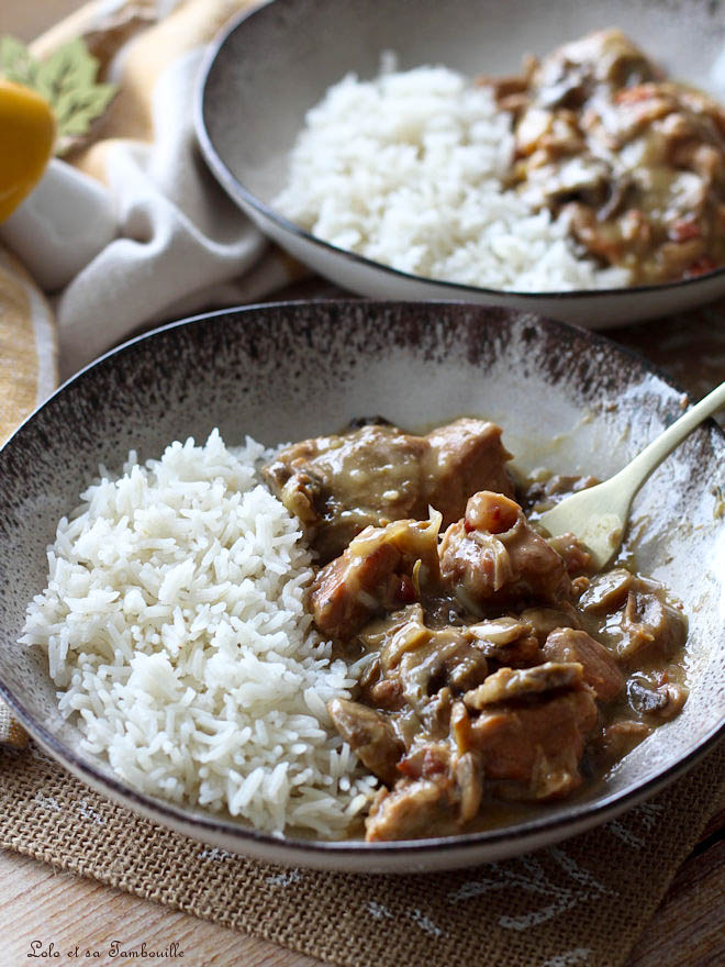 Sauté de veau aux lardons & champignons Sauté de veau lardons champignons, Sauté de veau pour recevoir, recette sauté de veau aux champignons, sauté de veau recette originale