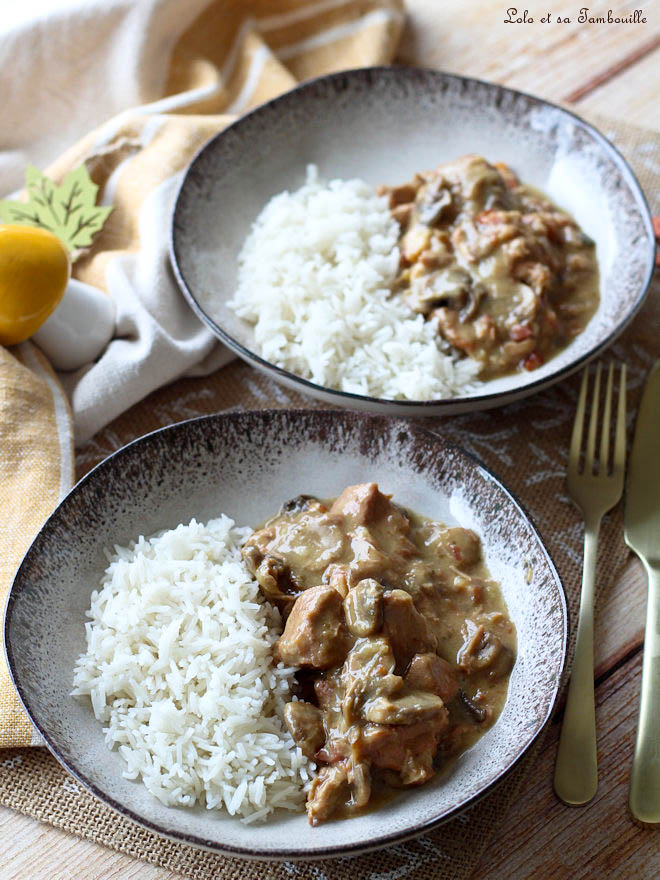 Sauté de veau aux lardons & champignons sauté de veau aux lardons, Plat de veau mijoté facile, recette sauté de veau, sauté de veau recette