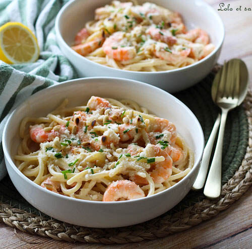 Spaghettis crevettes et ail,linguine crevettes et ail,spaghetti crevettes ail et persil,pates crevettes ail et citron,linguine crevettes ail persil,spaghetti crevettes ail citron,linguine crevettes ail creme,Dîner express crevettes,recettes pâtes crevettes ail,recettes pates crevettes ail,recette pates crevettes ail citron,recette tagliatelles crevettes ail,recette pates crevettes ail creme