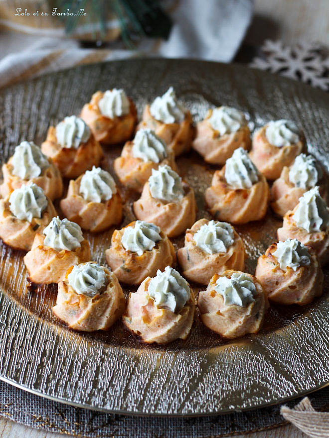 Bouchées aux deux saumons bouchées au saumon fumé, bouchées au saumon et aneth, recette bouchée au saumon, Bouchées saumon fumé et frais, bouchées apéritives légères noël