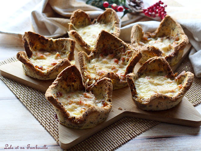 Paniers au confit d'oignon,Tartelettes pain de mie confit d'oignon,Tartelettes pain de mie,quiche pain de mie,tartelette pain de mie,mini quiche pain de mie,recette quiche pain de mie,mini tartelette pain de mie,quiche éclair avec pain de mie,quiche base pain de mie,Entrée de fête facile et rapide,entrée de noël facile et rapide,Repas express économique,repas rapide économique,Quiche sans pâte pain de mie recette,Quiches individuelles rapides sans pâte,quiche individuelle sans pâte,repas express,repas express midi,repas express soir,repas express dimanche soir