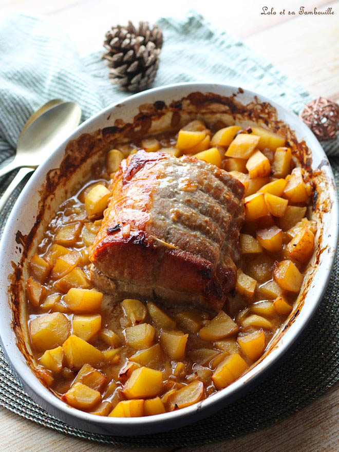 Rôti de porc au sirop d'érable Rôti de porc au sirop d'érable, roti de porc confit au sirop d érable, rôti de porc fondant au four, recette roti de porc sucré salé, plat familial facile, repas familial facile