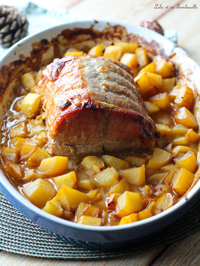 Rôti de porc au sirop d'érable roti de porc au sirop d érable et moutarde, recette roti de porc au sirop d érable, rôti de porc sucré-salé, roti porc sucre salé, plat familial facile et pas cher, rôti de porc caramélisé au four
