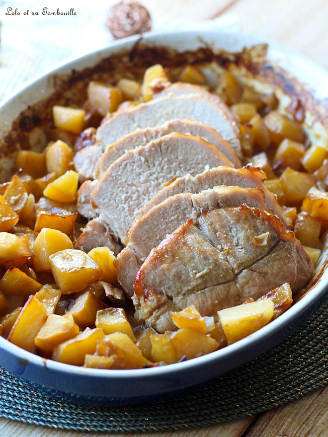 Rôti de porc au sirop d'érable rôti de porc au sirop d'érable au four, rôti de porc fondant, roti de porc sucré salé, roti de porc au four sucre sale, plat familial facile au four, rôti de porc caramélisé sauce soja au four