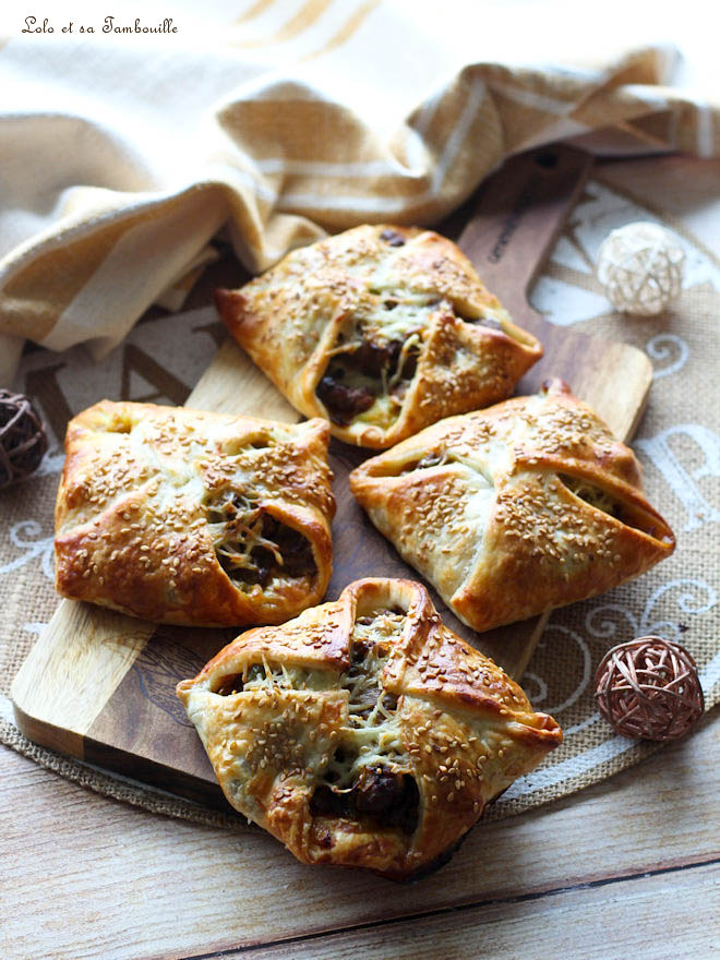 Feuilletés aux poireaux, viande & épices feuilletés poireaux viande hachée, poireaux viande hachée recette facile, recette simple et rapide poireaux, recette feuilletés à la viande et légumes, recette feuilletés repas