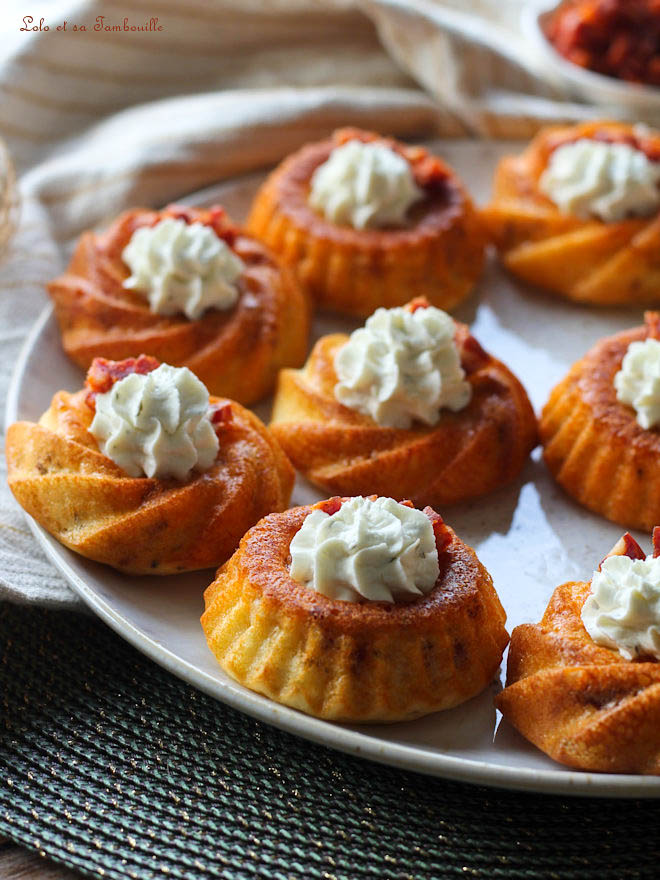 Moelleux salés au chorizo & skyr moelleux skyr salé, recette moelleux chorizo, cake individuel salé chorizo, recette cake salé au skyr, moule 12 twists Ohra recette