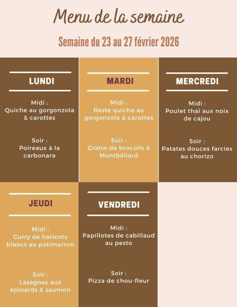Menu de la semaine du 23 au 27 février 2026,menu semaine février 2026,idées repas semaine,idées repas semaine rapide,idées repas semaine simple,idees repas semaine équilibré,idées repas semaine famille,idees repas semaine facile,menu de la semaine 23 au 27 février 2026,idées repas faciles pour la semaine,idee repas simple pour la semaine,idées de plats simples pour la semaine,repas facile pour la semaine,idee menu simple pour la semaine,exemple de menu simple pour la semaine,repas rapide pour la semaine,idee repas simple pour 1 semaine,recettes faciles pour la semaine,idée menu simple et rapide pour la semaine,planning repas familial,idée repas familial rapide,idée repas familial pas cher,idée repas familial hiver,idée repas familial,que faire à manger cette semaine,que manger cette semaine