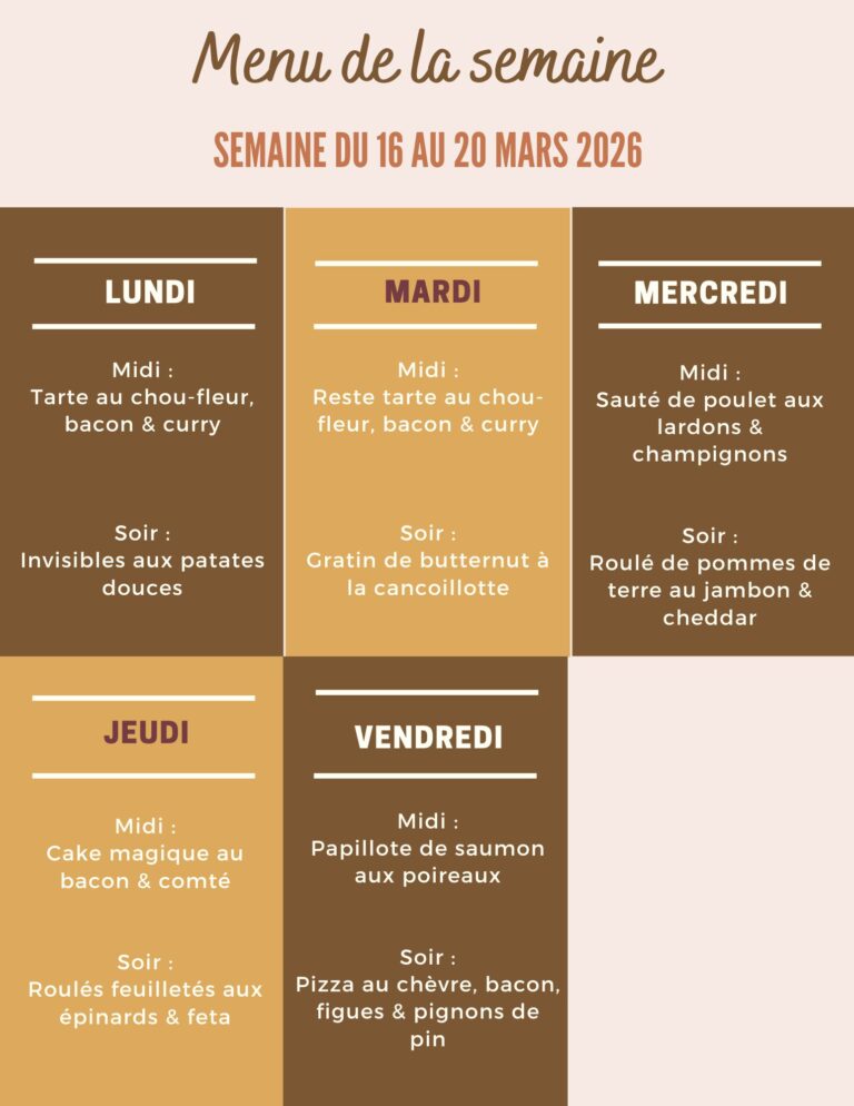 Menu de la semaine du 16 au 20 mars 2026,menu du 16 au 20 mars,idées repas semaine,idées repas semaine hiver,idées repas semaine rapide,idees repas semaine équilibré,idees repas semaine facile,idées repas semaine famille,menu semaine famille,menu semaine famille hiver,menu semaine famille 4 personnes,menu semaine famille pas cher,menu de la semaine du 16 au 20 mars,idées repas faciles pour la semaine,idées de plats simples pour la semaine,repas facile pour la semaine,exemple de menu simple pour la semaine,recettes faciles pour la semaine,idee repas facile pour la semaine,planning repas du lundi au vendredi,menu semaine simple et rapide,menu semaine facile et rapide,menu semaine facile et rapide hiver,menu semaine facile et rapide pas cher,menu semaine facile et rapide équilibré