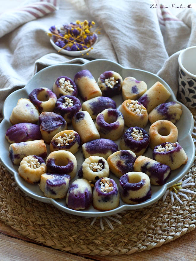 Financiers aux myrtilles Financiers aux myrtilles, recette financiers myrtilles, petits financiers aux myrtilles, moule 30 mignardises guy demarle recette