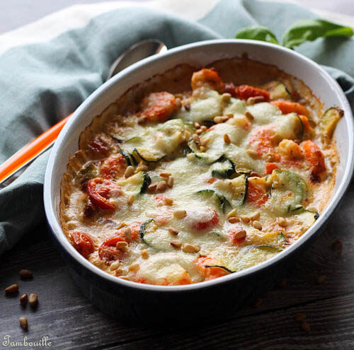 crevettes gratinées aux légumes,crevettes gratinées mozzarella,gratin courgettes crevettes,courgette gratin crevette ail,crevettes gratinées aux légumes et mozzarella,recette gratin de crevettes à la mozzarella,crevettes courgettes tomates cerises gratinées,gratin de crevettes à la crème et parmesan,recette de crevettes au four,recette crevettes au four facile,idée repas avec crevettes,idees recettes avec crevettes,idee plat avec crevettes,idee repas avec crevette rose