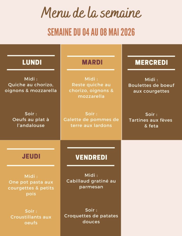 Menu de la semaine du 04 au 08 mai 2026,menu de la semaine 04 au 08 mai,menu semaine mai,idee menu semaine mai,menu semaine famille mai,menu semaine mai 2025,menu hebdomadaire facile,menu semaine facile et rapide équilibré,menu semaine facile et rapide mai,menu semaine facile,menu semaine facile et rapide pas cher,menu semaine facile et pas cher,menu semaine équilibré,menu semaine équilibré simple,menu semaine équilibré midi et soir,menu semaine équilibré famille,menu de la semaine du 04 au 08 mai,idées repas du 04 au 08 mai,menu semaine mai facile,menu semaine équilibré et facile,menu equilibre semaine facile et rapide,repas semaine facile équilibré rapide,menu de la semaine équilibré et facile