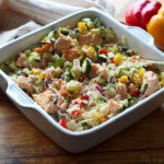 One pot rice aux l&eacute;gumes et saumon,one pot rice au four,one pot rice saumon four,one pot rice saumon,one pot rice recette,recette one pot rice au four,recette one pot rice,one pot riz l&eacute;gumes,recette saumon et riz,recette saumon et riz au four,riz au saumon au four,riz courgette saumon au four,recette riz saumon au four,plat complet au saumon et l&eacute;gumes,recette avec courgettes et saumon,plat avec courgette et saumon,recette courgette et saumon au four