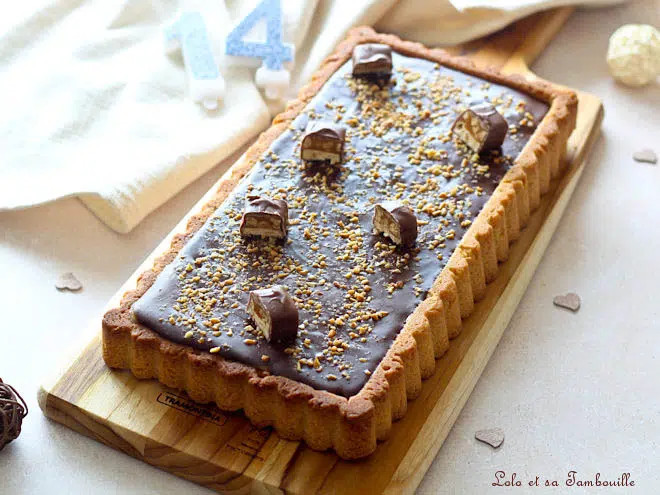 Tarte renversée caramel & chocolat